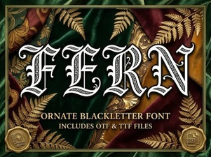 Elegant Fern Font for Creative Projects