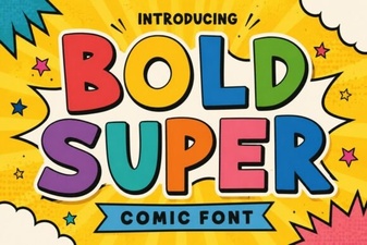 Bold Super Font: Eye-Catching Typography for Modern Designs