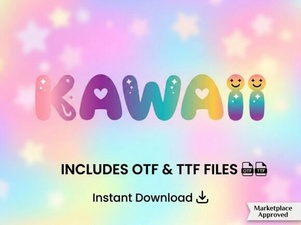 Discover Adorable Kawaii Fonts for Creative Design Projects