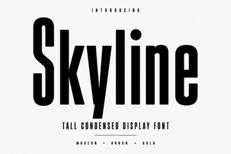 Skyline Font: Modern Urban Typography for Bold Designs