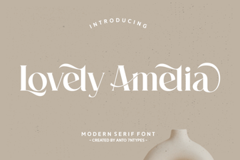 Lovely Amelia Font: Elegant Script for Creative Projects