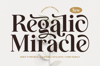 Regalic Miracle Font: Elegant Display for Creative Projects